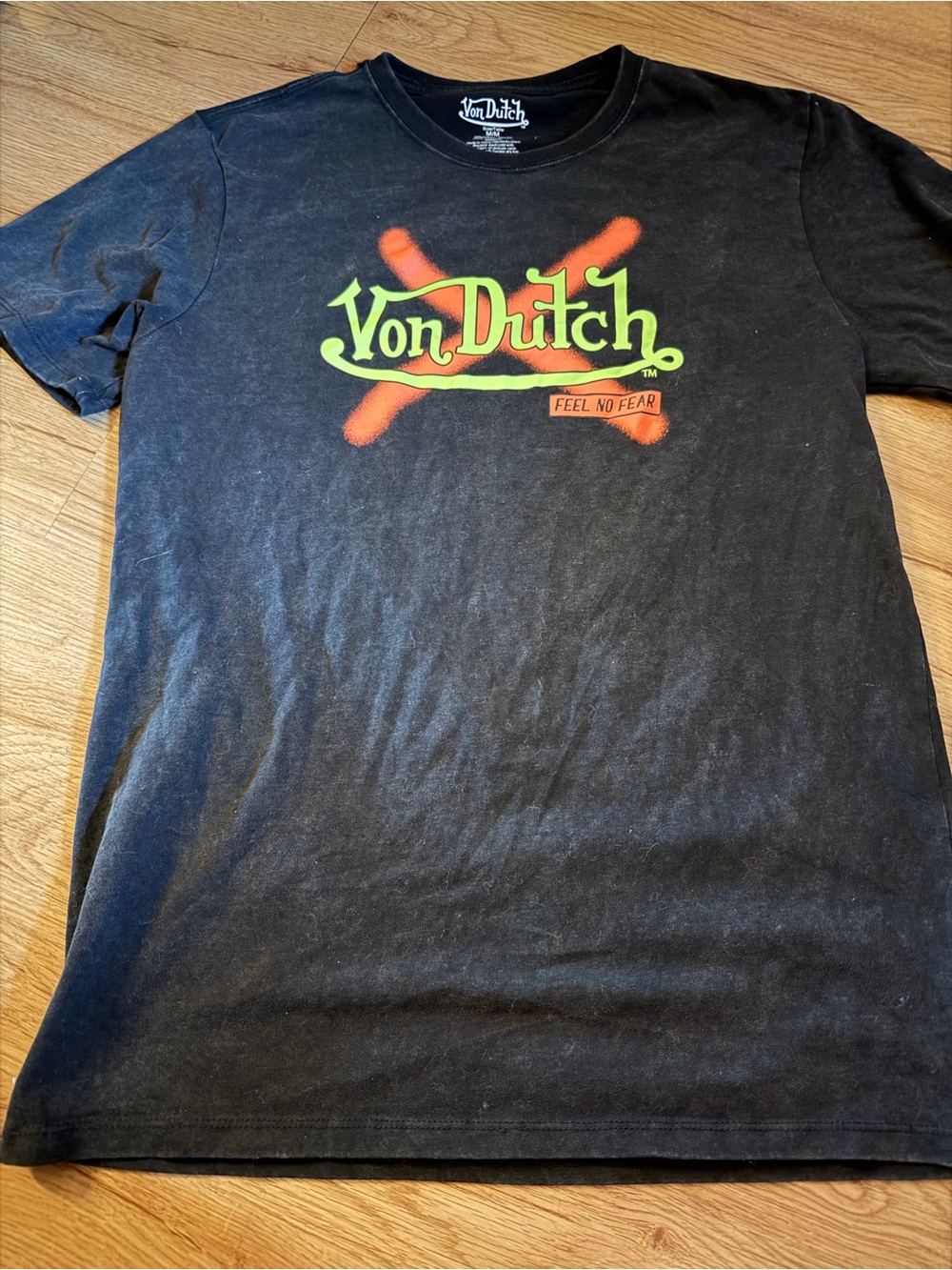 Von Dutch Black Crewneck Tee